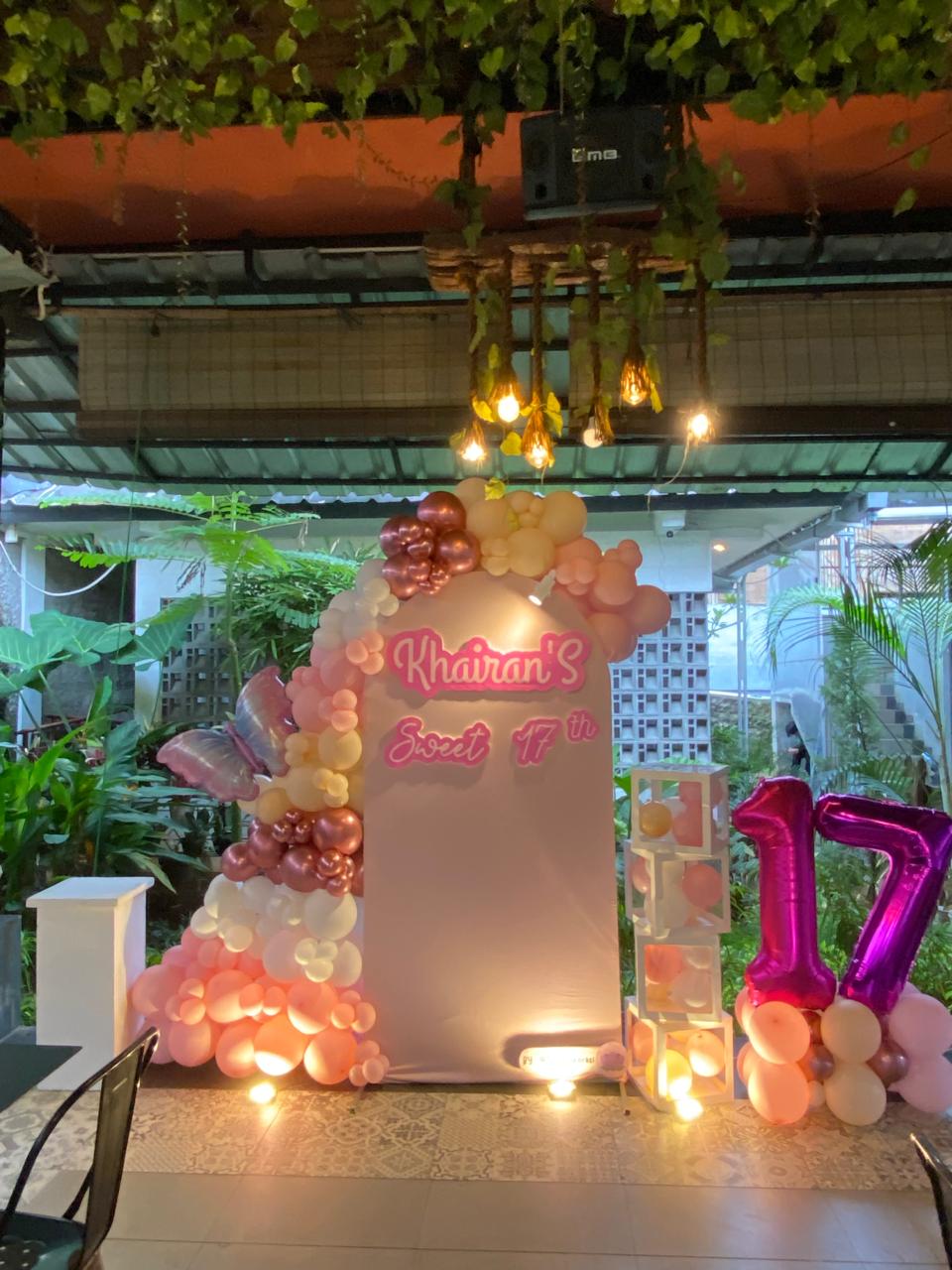 Dekorasi Sweet 17 oleh Fazza Dekorasi